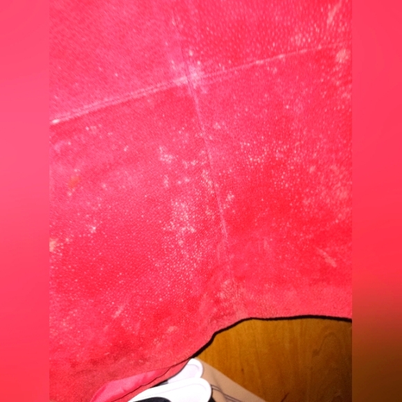 VINTAGE Red fringe jacket with shoulder pads! From the 80s! - Picture 2 of 11